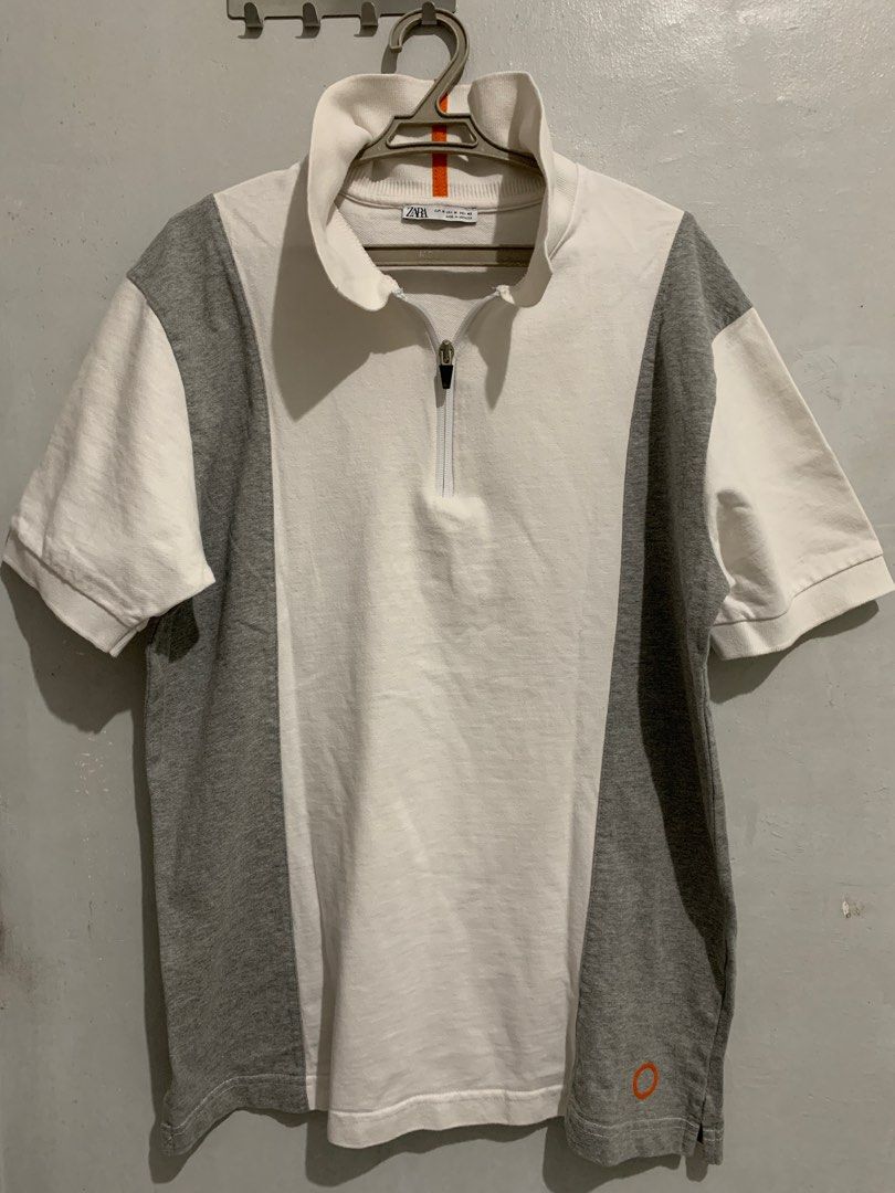 Zara polo quarter zip (Category: Tshirts & Polo Shirts ) located in Pasig City. Submitted by tuscano (Listing ID 1423051375, Image 1). Description: i bought it for 2,799 and selling it for only 800. no major issues. condition 9/10 price is still negotiable, dm me if interested! .
