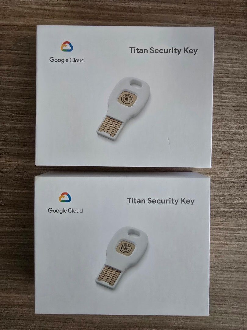 2x Google Titan Security Key (USB-A/NFC)439439002940231680