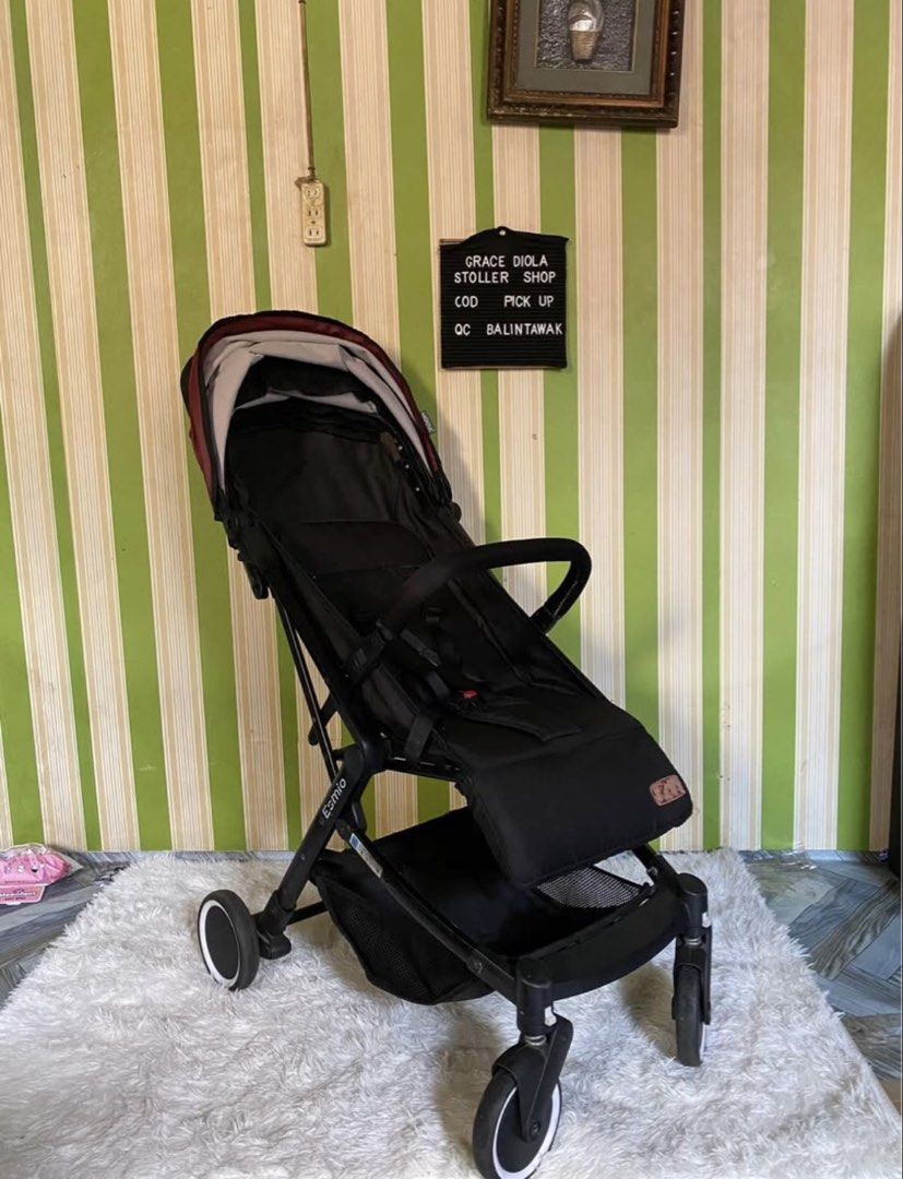 Akeeva esmio compact fold cabin approved Stroller (Category: Strollers) located in Manila. Submitted by gracediola_18 (Listing ID 1423150710, Image 3). Description: cod or pick up qc balintawak .