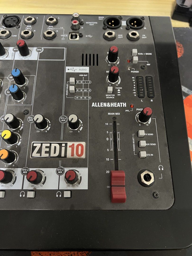 Allen & Heath ZEDi10 Mixer WITH FREEBIES (Category: Other Audio Equipment) located in Quezon City. Submitted by fluffeeboi (Listing ID 1423135058, Image 2). Description: **🎛 FOR SALE: Allen & Heath ZEDi-10 Mixer (Rush Sale!) 🎛** Selling my **Allen & Heath ZEDi-10** analog mixer with built-in USB audio interface. 💰 **Price:** ₱10,500 (Rush Sale) 📦 **Shipping:** Shouldered by buyer ✅ **Can bring unit for testing (within reasonable location)** �