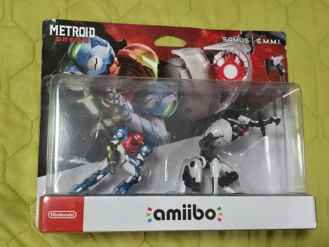 Amiibo Nintendo Switch Metroid Dread Samus & Emmi Bundle QC Location (Category: Figurines & Statues) located in Quezon City. Submitted by gabs_a (Listing ID 1423161983, Image 1). Description: For Sale: Figurine / Toy Collectible Brand: Nintendo Model: Amiibo Game: Metroid Dread Character: Samus & Emmi Placement: Desk, Shelf, Table Setup Inclusion: Plastic Packaging Price: 1,600.00 Location: Batasan Hills / South Triangle Quezon City Note: - As th