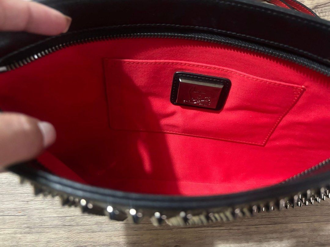 Christian Louboutin Ruby Posh Clutch Bag Black (Category: Luxury Bags & Wallets) located in Quezon City. Submitted by littlefindsphbybms (Listing ID 1423163157, Image 3). Description: For Sale: Original ChristianLouboutin-Ruby-Posh-Clutch-Bag-Leather-Black comes with generic dust bag and bag where you can store it LOW LOW LOW price, pm me 📩 heres the link for reference of the bag- (not the price) - https://poshmark.com/listing/ChristianLouboutin