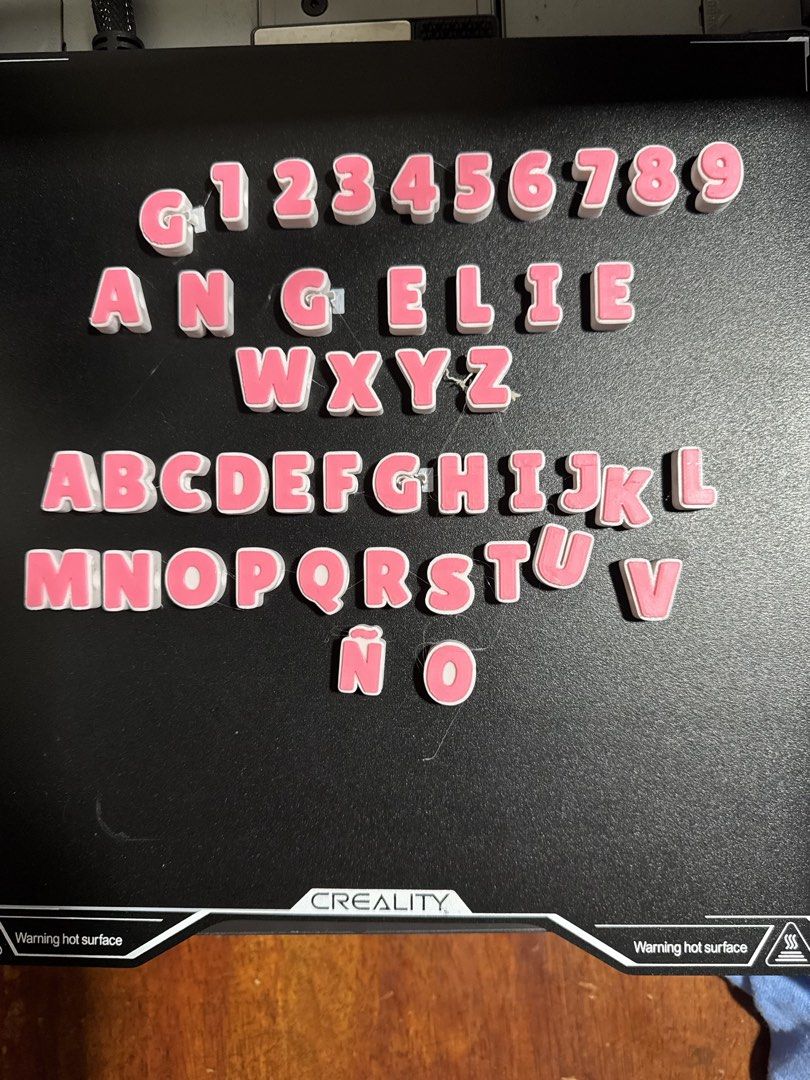 Chunky Letters (Category: Other Mobile & Gadget Accessories) located in Caloocan City. Submitted by angeliesambayan27 (Listing ID 1423184765, Image 1). Description: 3D Print Chunky Letters use for Keychains and Accessories.