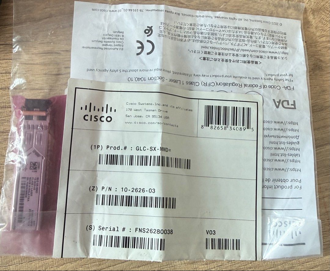 Cisco GLC-SX-MMD SFP Transceiver Module465102986586378240