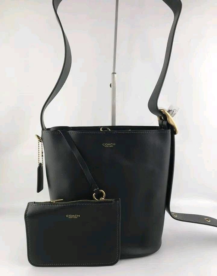 Cch Black Bucket Bag with Pouch (Category: Luxury Bags & Wallets) located in Manila. Submitted by vera.prudence (Listing ID 1423087414, Image 3). Description: ☘️ CCH Bleeker Bucket Bag Large 27cm (L) x 30cm (H) x 12cm (W) P2,200 Actual Photo Plus SF.