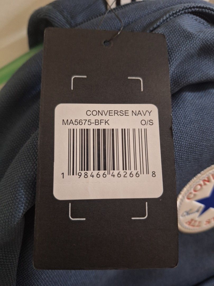 Converse Chuck Backpack - Navy (Category: Backpacks) located in Taguig. Submitted by brolz (Listing ID 1423209437, Image 3). Description: CONVERSE CHUCK BACKPACK Converse Chuck Unisex's Backpack - Navy Product Details Cotton Canvas Front Zipper Pocket 2 Bottle Pockets Pu Faux Leather Chuck Patch Dimension: 18" (H) X 12" (W) X 5.5" (D) Capacity: 19.5L ORIGINAL BRAND NEW COMPLETE WITH TAGS Php1000 only Shipping c/o buyer.