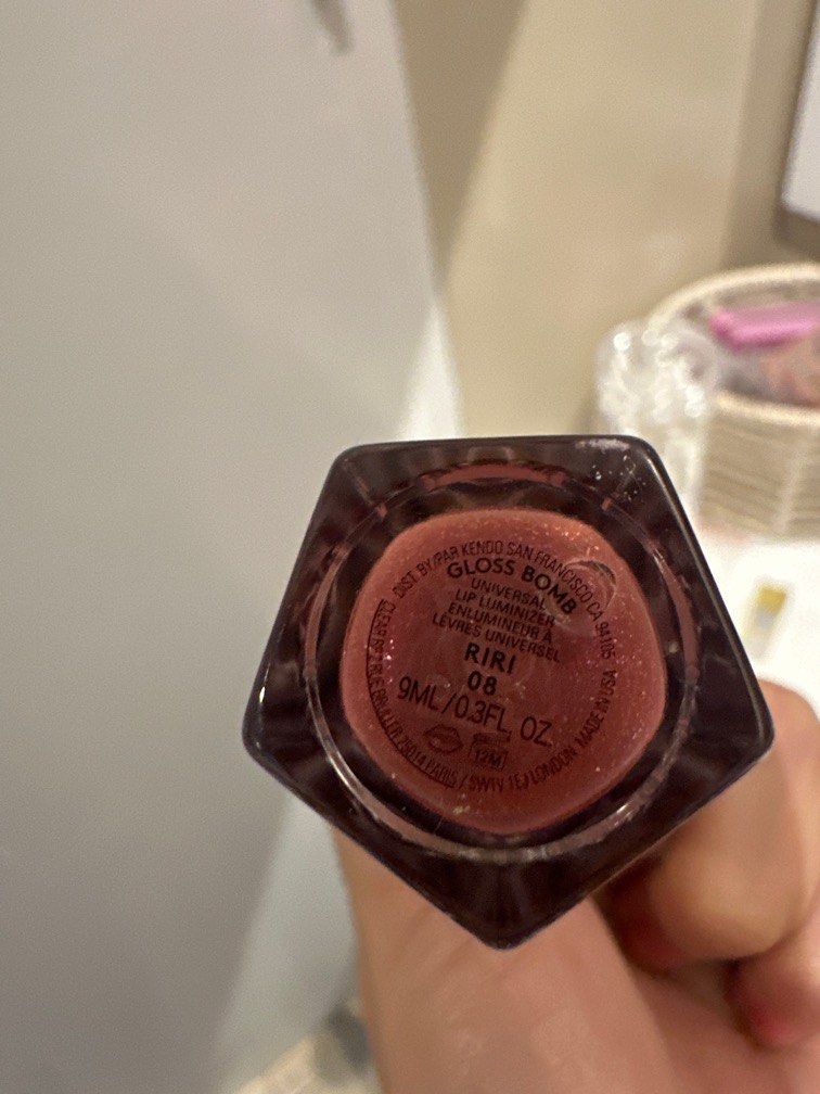 Fenty Beauty Gloss Bomb Universal Lip Luminizer (Category: Makeup) located in San Pablo. Submitted by ther____ (Listing ID 1423207529, Image 3). Description: Shade: Riri. Swatched only.