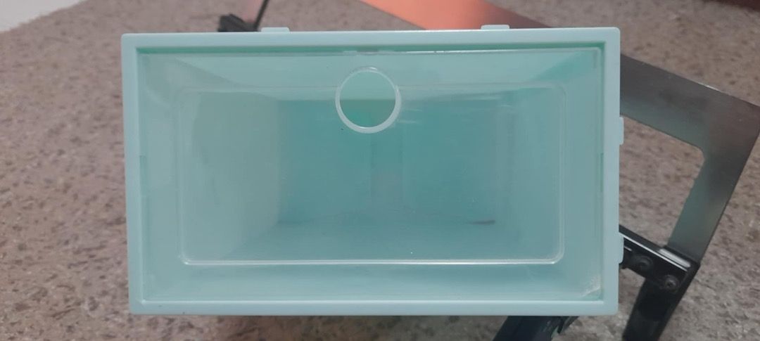 6 pieces Foldable Shoe Box Shoe Organizer (Category: Storage Boxes & Baskets) located in San Mateo. Submitted by junmac_whale (Listing ID 1423225488, Image 2). Description: - 6 pcs Foldable shoe organizer boxes - Clear front panel for easy viewing - Stackable design to maximize space - Keeps shoes dust-free - Perfect for closets and storage areas.