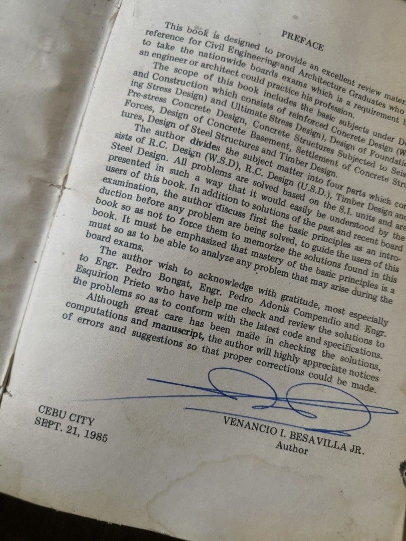 Free Delivery!!! Design & Construction Books (Category: Textbooks) located in Leyte. Submitted by TindaLeyteno (Listing ID 1423114461, Image 2). Description: Old books with the Authors Signature pa.