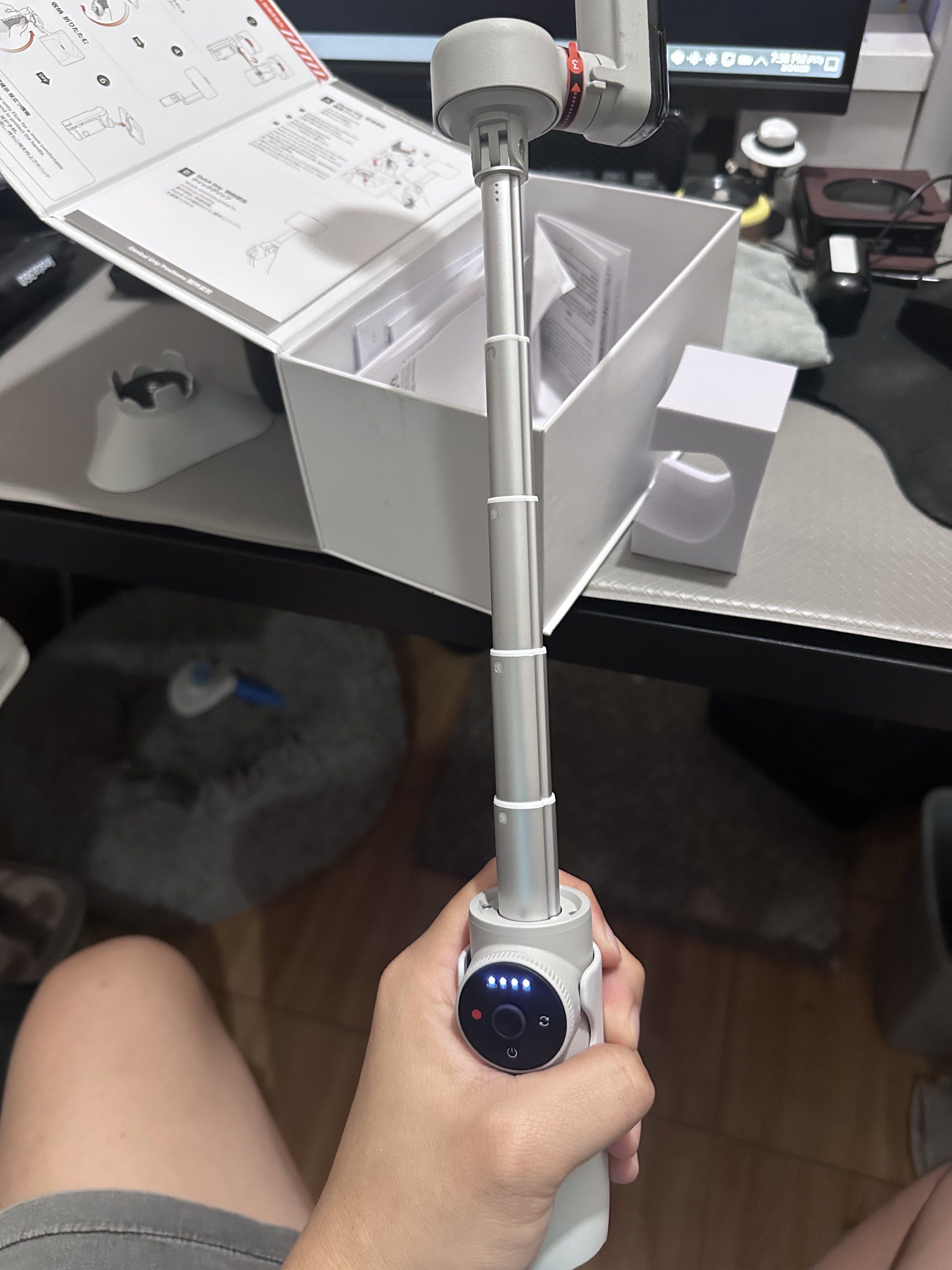 Insta360 Flow AI-Powered Smartphone Stabilizer (Category: Gimbals & Stabilizers ) located in Quezon City. Submitted by gelord89 (Listing ID 1423189972, Image 3). Description: No issue‼️ Used only when abroad ‼️ RFS : Upgrade to insta360 Go 3S Meet up Victoria Towers Starbucks Test to sawa. Deliver you carry fee 👌.