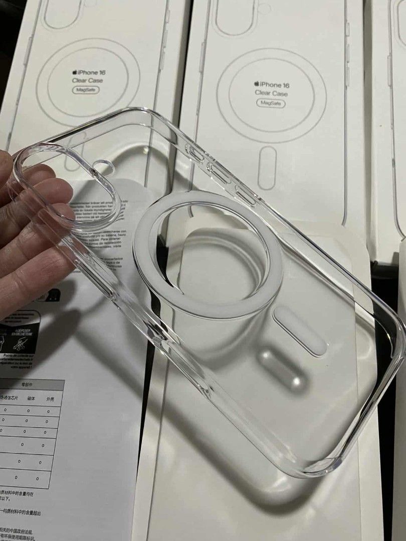 iPhone 16 Plus MagSafe Clear Case [Non Yellowing Slim Case] (Category: Cases & Sleeves) located in Manila. Submitted by mercedgret74092 (Listing ID 1423104625, Image 2). Description: Also available for iPhone 12 to 17 pro max.
