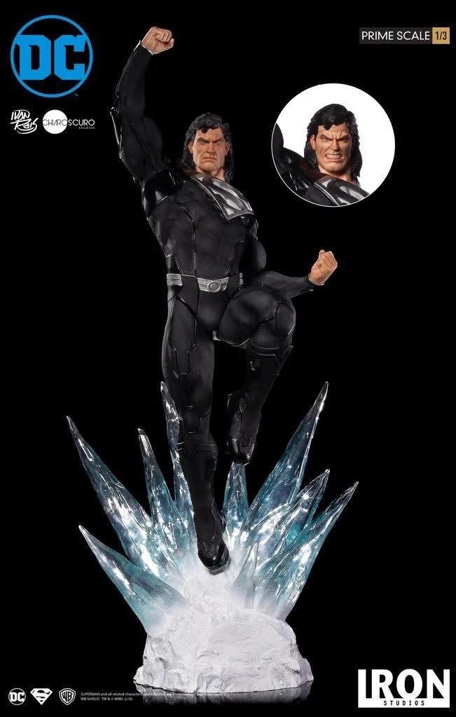 Iron Studios Black Superman Prime Scale 1/3 Statue (Category: Figurines & Statues) located in Paranaque City. Submitted by twirlyjay (Listing ID 1423225984, Image 3). Description: 🔥FOR SALE🔥 ‼️37.4 inches tall‼️ Item: Iron Studios DC Superman Black Suit Prime Scale by Ivan Reis 1/3 Condition: MISB Issue: None Price: ₱48k ➡️ ₱45k ‼️Pwede trade to Lot Hot Toys/Threezero offer lang‼️ 📍Pasay/Parañaque 💰Gcash/BDO 🚀LBC/Lalamove ⚡️Cross-posted.