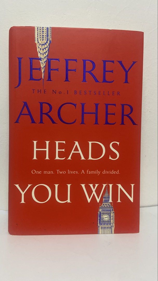 Jeffrey Archer Heads You Win (Category: Storybooks) located in Abuyog. Submitted by noblerabbit-6553 (Listing ID 1423193541, Image 1). Description: - "Heads You Win" by Jeffrey Archer - Features a striking red cover - A No.1 Bestseller - Storyline: One man, two lives, a family divided.