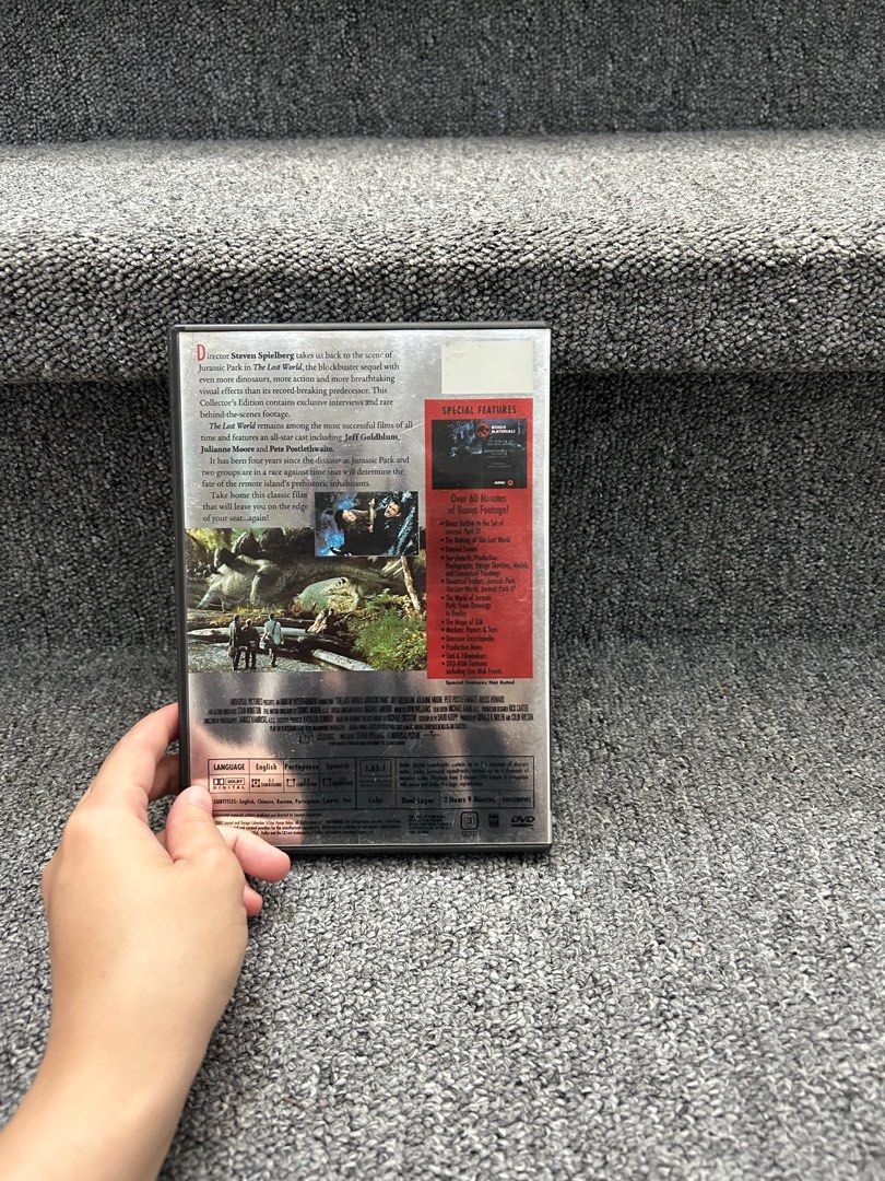 Jurassic Park: The Lost World DVD (Category: CDs & DVDs) located in Dasmarinas. Submitted by sfclosetcleanup (Listing ID 1423139724, Image 3). Description: .