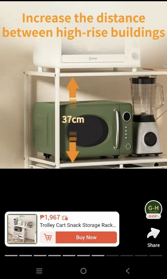 Kitchen organizer Trolley Cart (Category: Storage Boxes & Baskets) located in Taguig. Submitted by DawnToDark (Listing ID 1423257109, Image 2). Description: Decluttering Loc McKinley hill taguig .