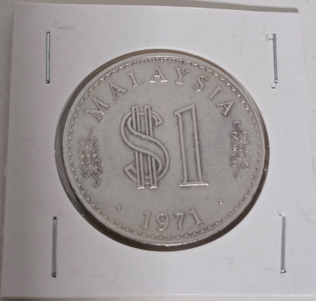 Malaysia 1 Ringgit Coin 1971, Hobbies & Toys, Memorabilia ...