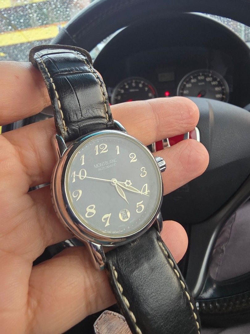 MB Automatic (Category: Watches) located in Sepang. Submitted by manfaatonline (Listing ID 1423169319, Image 1). Description: My old replica collection. Sapphire glass. Just changed engine. Got some defect. Number 11 missing one. Watch function accordingly. As it is..