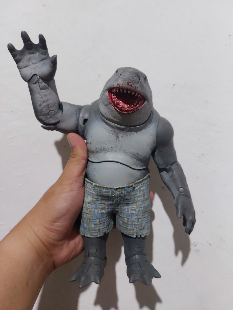 McFarlane King Shark Action Figure (Category: Figurines & Statues) located in Barbaza. Submitted by jamestolentino23 (Listing ID 1423209369, Image 1). Description: - King Shark from The Suicide Squad - Loose only - Comes with McFarlane standard base stand.
