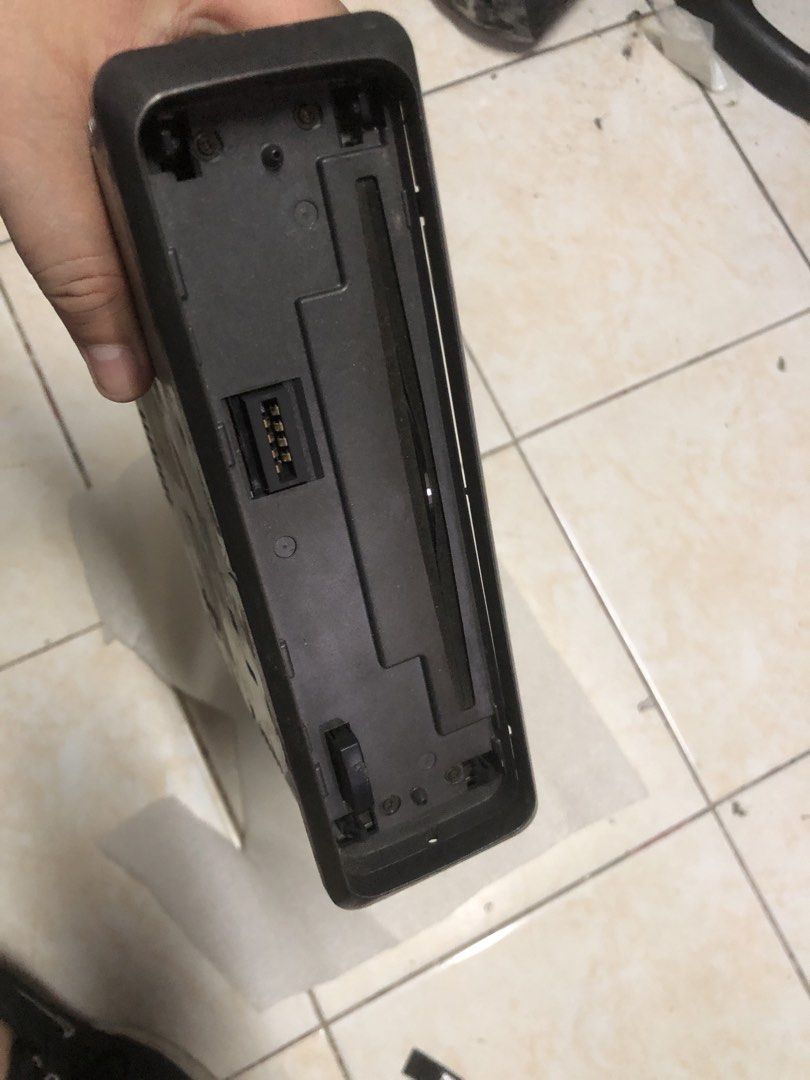Mitsubishi Electric Car Stereo (Category: Audio, Video, Alarm and other Electronic Accessories) located in Quezon City. Submitted by groseph13 (Listing ID 1423114834, Image 3). Description: For sale only -Pioneer 1din head unit sealed no issue 2000php Can ship COD ✈️ buyers expense Thanks admin - Mitsubishi Electric car stereo head unit - Model: "DM-415-2" - Serial Number: "14235043A" - Includes separate display unit - Display unit features a scr