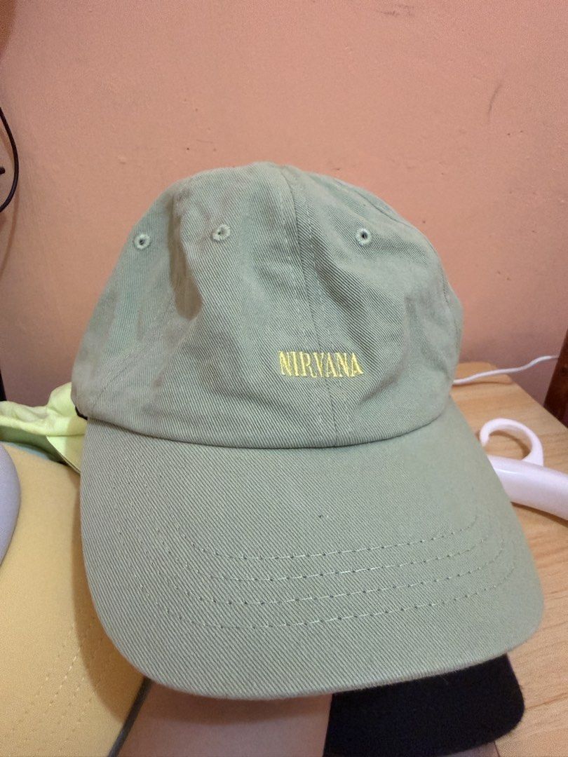 Nirvana Cap (Category: Hats & Beanies) located in Tagaytay City. Submitted by leylamm (Listing ID 1423120708, Image 1). Description: Lightly used, no major issue. Small.