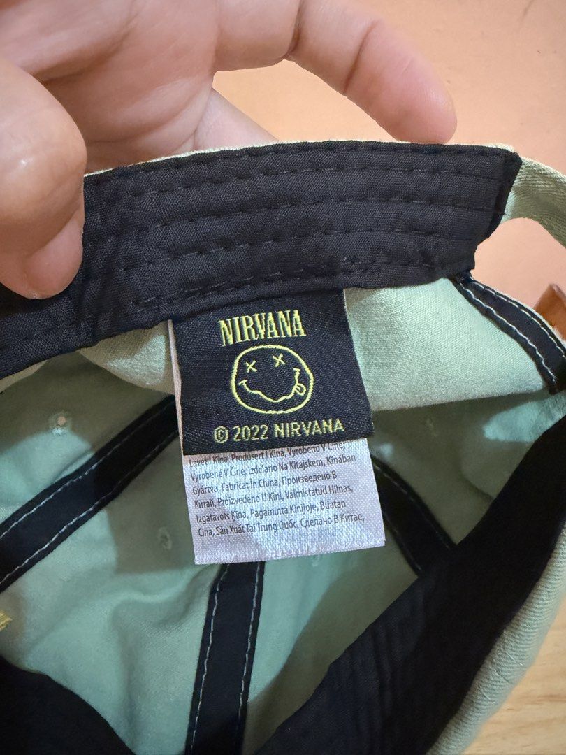 Nirvana Cap (Category: Hats & Beanies) located in Tagaytay City. Submitted by leylamm (Listing ID 1423120708, Image 2). Description: Lightly used, no major issue. Small.