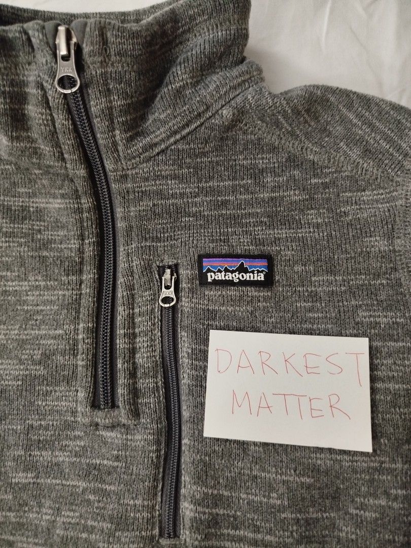 Patagonia Better Sweater 1/4 Zip (Category: Coats, Jackets and Outerwear) located in Mandaluyong City. Submitted by darkestmatter (Listing ID 1423248322, Image 2). Description: Patagonia Better Sweater 1/4 Zip Boy's Size XL 14 (may fit XS Men's or S Women's) Dimensions: 18" x 25”.