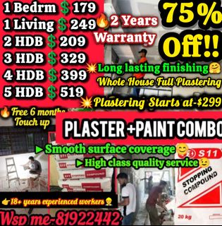 Painting, Plastering,Epoxy,Grouting,Polish,Door And Door Frame Paint,Kitchen And Toilet Ceiling,Antimould Treatment, Wallpaper Installation, Wallpaper Remove,All Services In Affordable Price Collection item 3