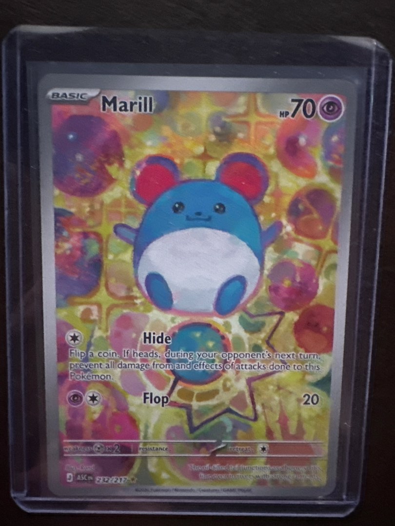 Pokemon Card - Marill IR ascended heroes - M, Hobbies & Toys, Toys ...