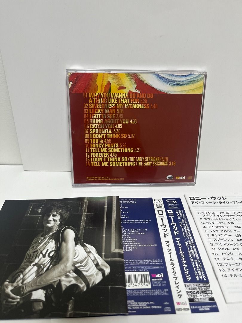 Ronnie Wood - I Feel Like Playing + Gimme Some Neck Japan CD