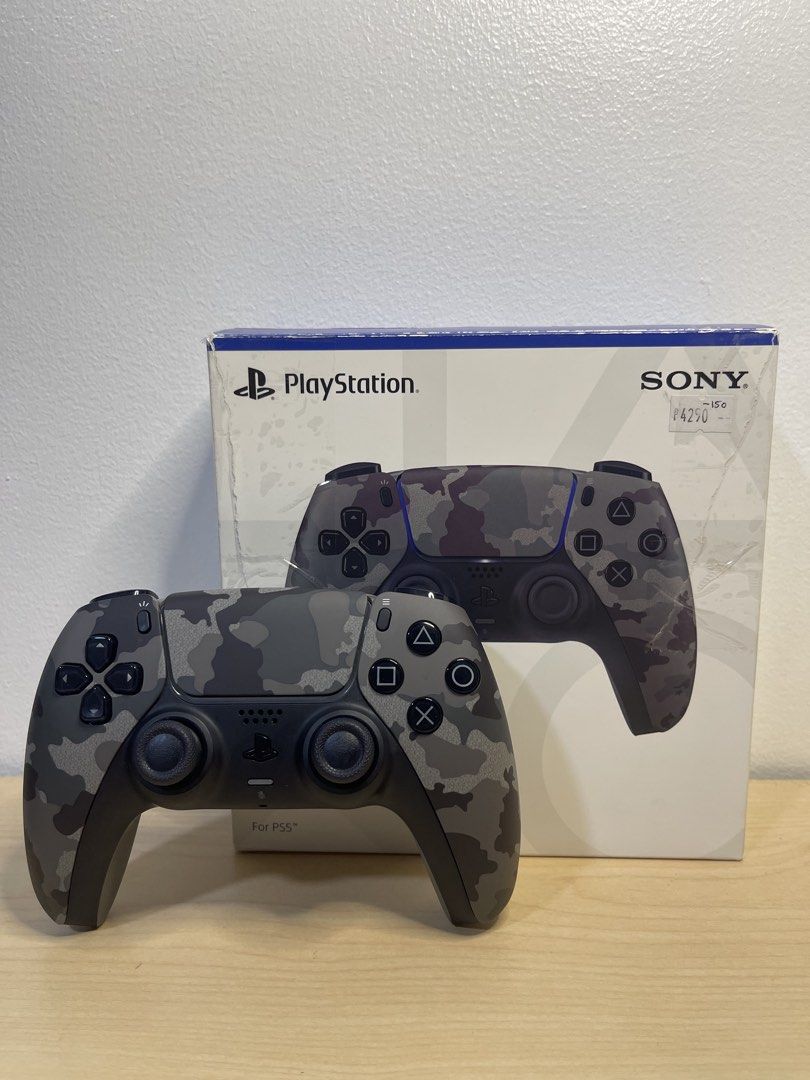 Sony PlayStation 5 Camouflage Controller ( Brand New Condition) (Category: Controllers) located in Pasig City. Submitted by tjfindspreloveditems (Listing ID 1423185270, Image 1). Description: 🎮 For Sale: PS5 DualSense Wireless Controller – Camouflage Edition 💰 Price: ₱2,950 📅 Bought: November 2025 ✔️ Used only 2–3 times ✔️ Excellent condition ✔️ No drift issues ✔️ Fully working Looks almost brand new. ⸻ 📦 Inclusions • Original Box • Manual ⸻ 