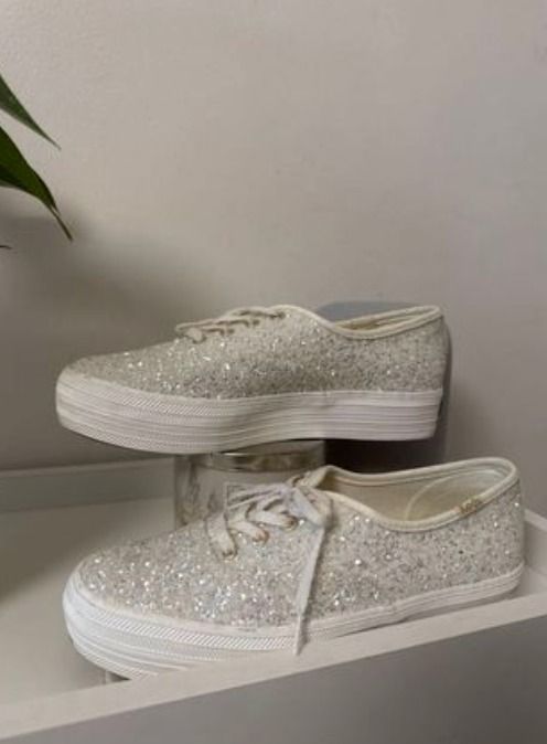 Sparkly keds platforms (Category: Sneakers) located in San Juan City. Submitted by simpleperfection (Listing ID 1423258176, Image 1). Description: I used this once in the mall across my house for less than 2 hours. A part of my sparkly sneaker collection. It's super nice in person and easy to match with a different types of outfit..