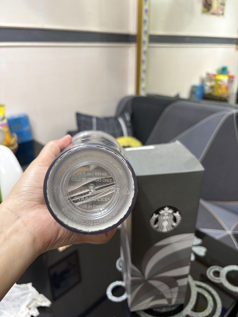 Starbucks 2022 Cold Cup Tumbler (Category: Water Bottles & Tumblers) located in Caloocan City. Submitted by introvertshopper (Listing ID 1423154555, Image 3). Description: - Starbucks Cold Cup tumbler 2022 with original box No issue Never been used.