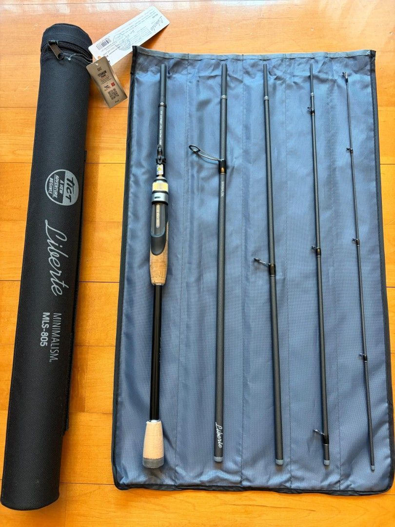 TICT MINIMALISM Liberte MLS-805 釣魚竿釣魚用具用品9成新, 運動產品