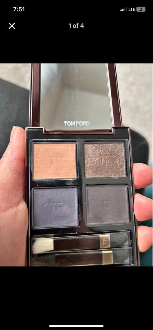 Tom Ford 45 iconic smoke eyeshadow palette (Category: Makeup) located in Quezon City. Submitted by cheerupbby (Listing ID 1423102555, Image 1). Description: Love this but I have too many similar shades. Retails 122 cad plus tax. Will ship when I get back home to the Philippines in October/November 2026. Note: I will only bring what is SOLD. Rfs: Decluttering 📍 QC Can ship thru lalamove or j&t.