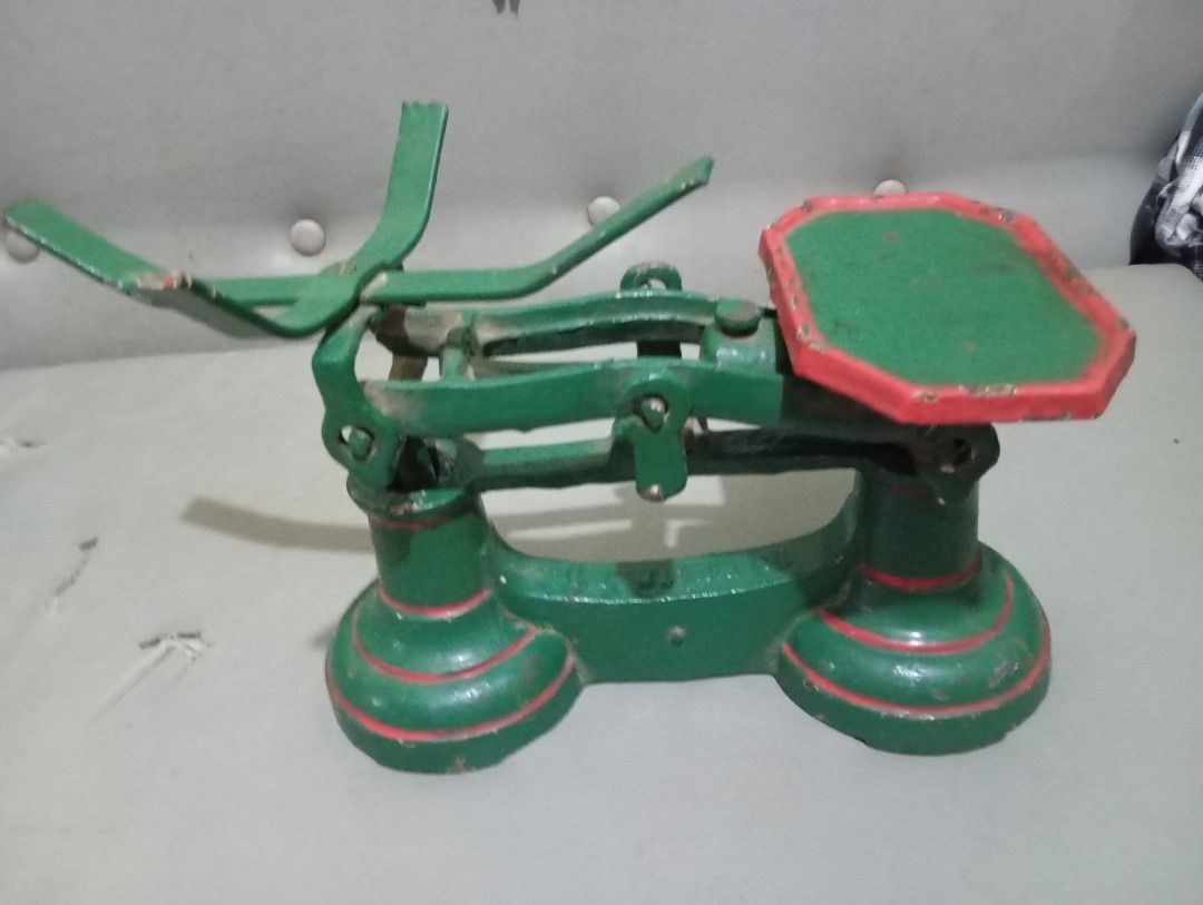 Vintage weighing balance scale (Category: Health Monitors & Weighing Scales) located in Silang. Submitted by samflores2k4t7 (Listing ID 1423133299, Image 3). Description: For sale Vintage weighing balance scale Cast iron (mabigat) H 7 L 10 w 5 inches .
