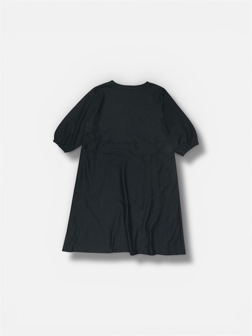 Y's for living Black Dress (Category: Dresses) located in Malasiqui. Submitted by millsthrift.ph (Listing ID 1423102283, Image 1). Description: Ys For Living by yohji yamamoto Length 40 Width 22 Good as new - Y's for living black dress - Round neck - Short sleeves - Two front pockets - Unique seam detail - Fabric: 59% Polyester, 41% Cotton - Made in Japan.