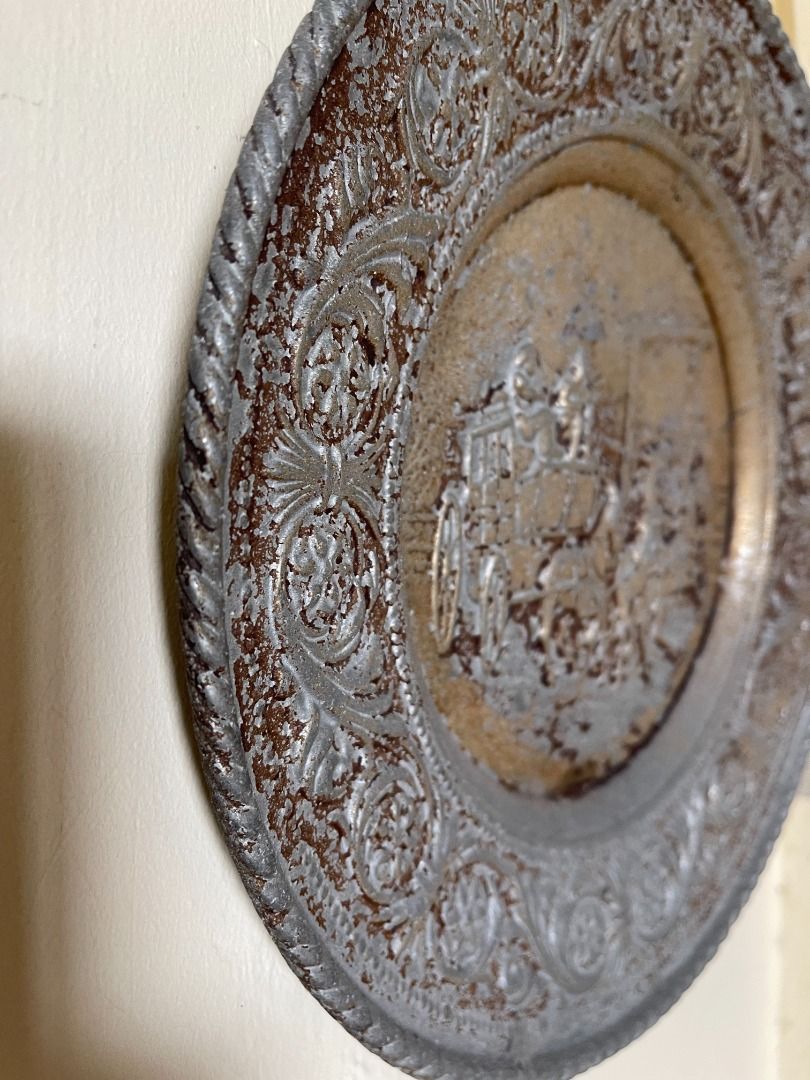 1960s Decorative Brass Plate | Vintage (Category: Wall Decor) located in Quezon City. Submitted by reallyrealreal (Listing ID 1423320208, Image 3). Description: Original Price: 5000 Bought in the 1960s Presumably from Thailand Diameter: 30 SKQCET0042.