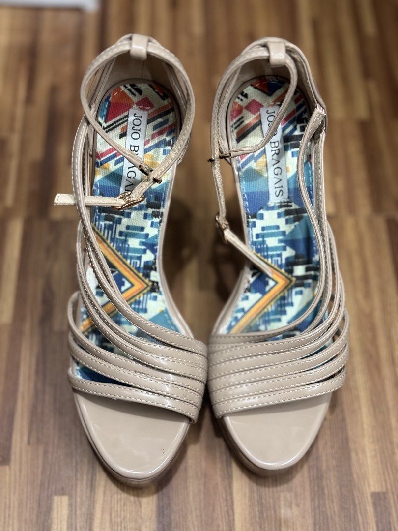 5” Jojo Bragais Nude Heels (Category: Heels) located in Pasig City. Submitted by riusables (Listing ID 1423403691, Image 1). Description: Model: Kevin Bought last April 2024 for ₱5,500 100% Authentic Used only for Miss World Philippines 2024 pageant and occasional hosting events w/ minor scratches in front (see photos) It’s my personal favorite design cause it makes your feet look slimmer/sexier! Best for pageants, can be worn for formal and spec