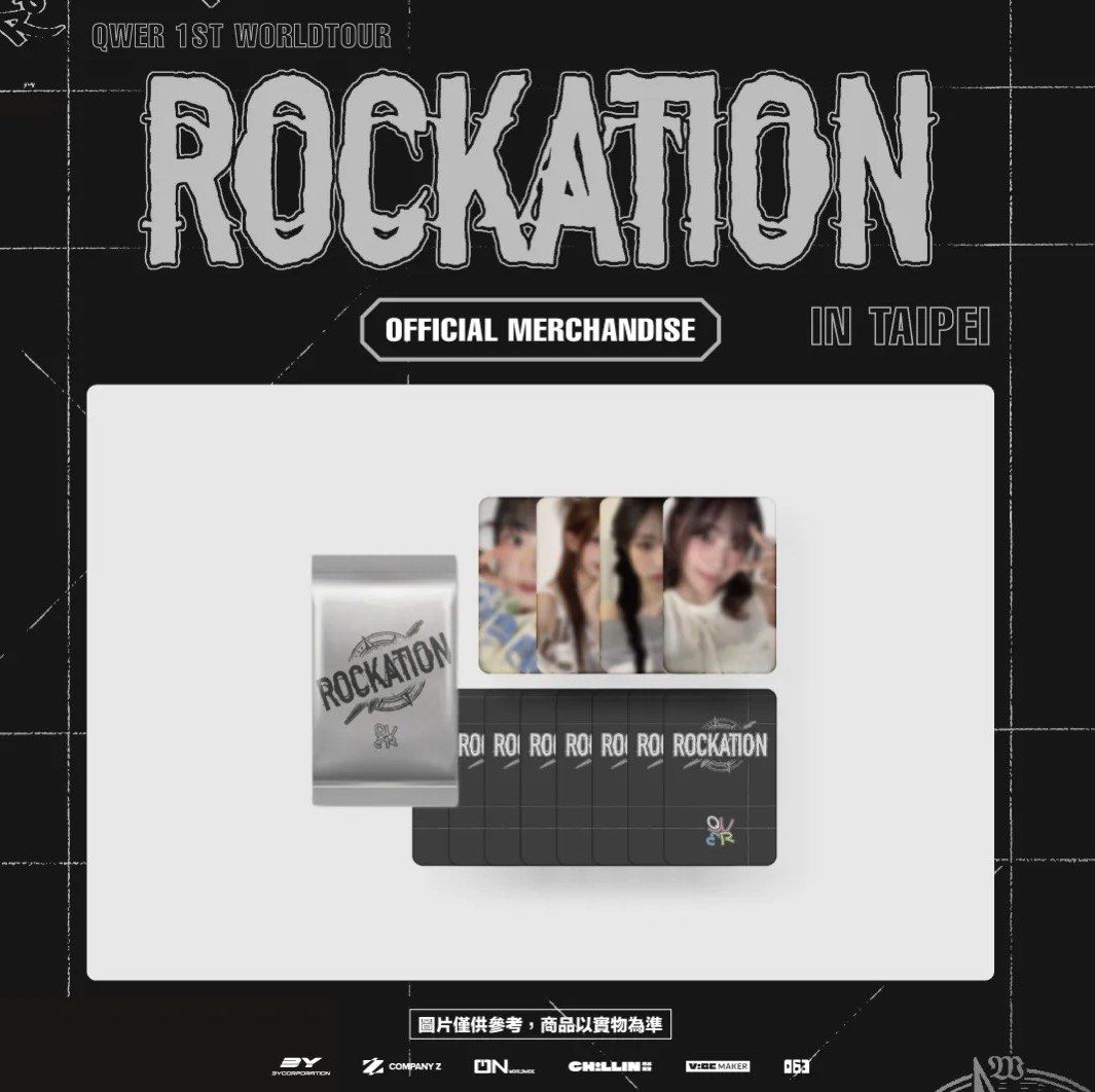 現貨QWER Rockation Photo card pack 小卡Chodan Magenta Hina Siyeon