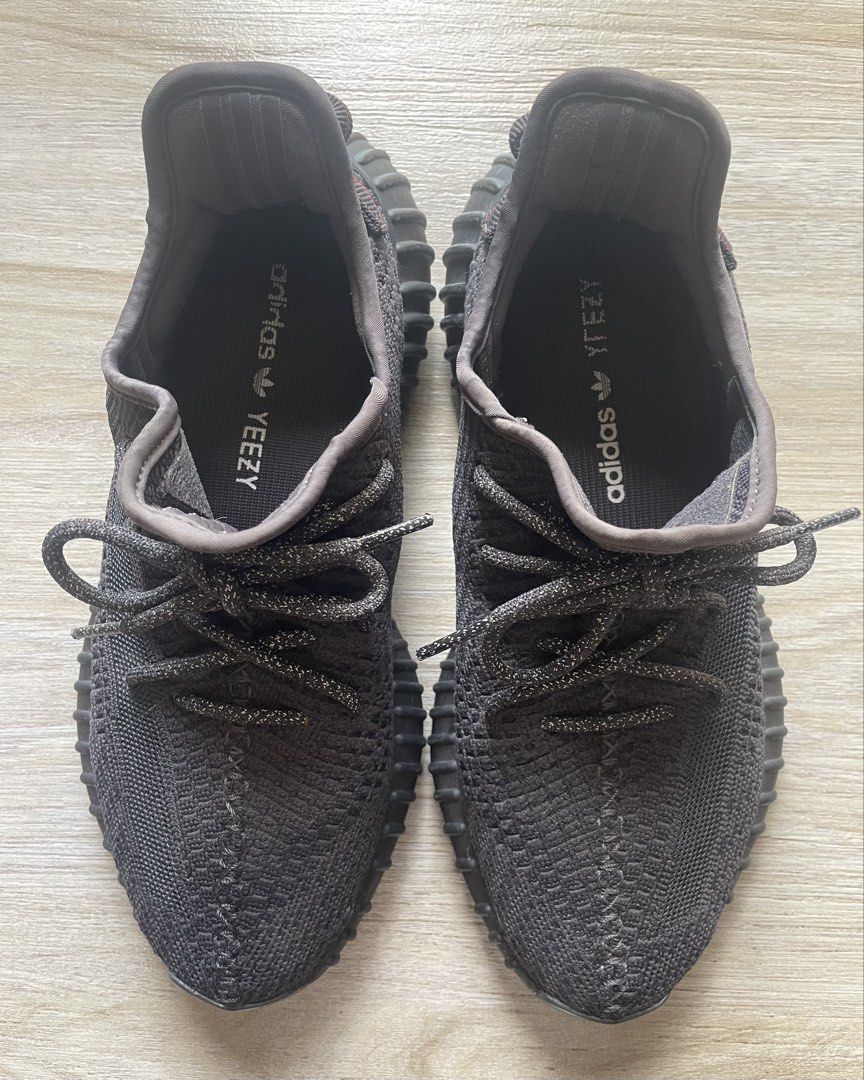 Authentic Adidas Yeezy Boost 350 V2 Cloth Trainers (Category: Sneakers & Footwear) located in Iloilo. Submitted by darvoza (Listing ID 1423321704, Image 3). Description: - Adidas Yeezy Boost 350 V2 - Authentic item - Dark grey colorway - US size 9 / UK 8.5 - Reflective laces - Boost midsole - Primeknit upper - Adidas and Yeezy branding on insoles - Soles show minimal wear Slightly negotiable .