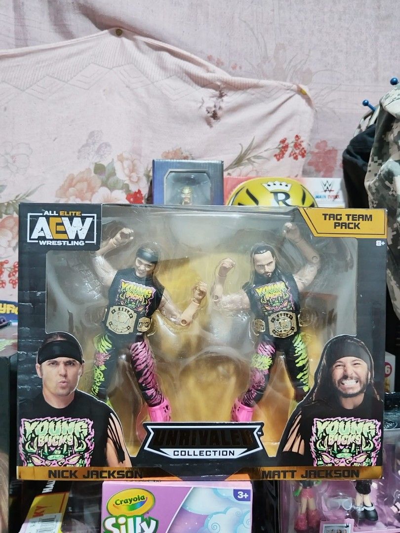 AEW Unrivaled Tag Team Action Figure (Category: Figurines & Statues) located in Manila. Submitted by jean08.723 (Listing ID 1423259489, Image 1). Description: For sale AEW Unrivaled Tag Team Action Figure Delivery Meetup Are available Location sanjuan manila Just message me if you're interested thankyou.