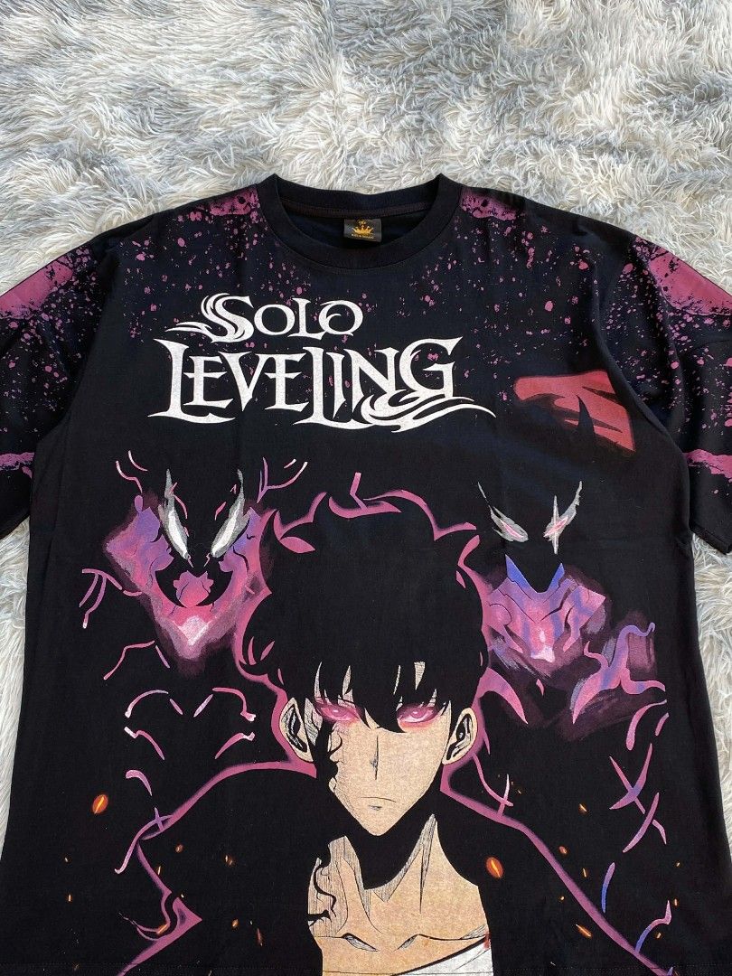 AOP Solo Leveling Bootleg The Crown - Size 2XL (Category: Tshirts & Polo Shirts ) located in General Natividad. Submitted by jaygo02 (Listing ID 1423273279, Image 2). Description: fits 2XL 25 x 31 Color rate: 9.5/10 Issue/s: None 📍Nueva Ecija 📌washed 📌color may vary due to lighting 📌shipping via jnt express.