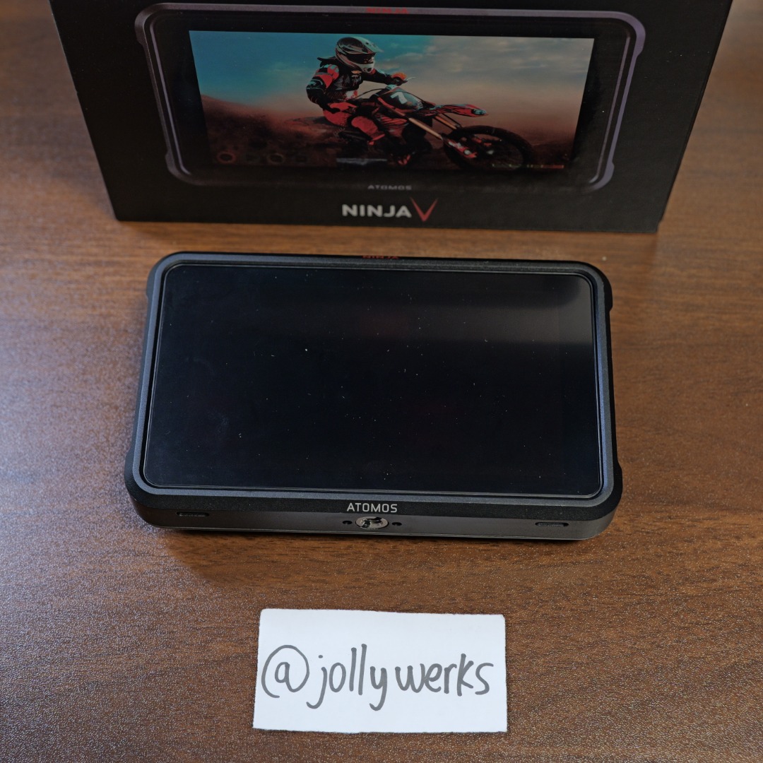 ATOMOS NINJA V 5-inch 4K60p HDR ATOMX Power Kit Monitor Recorder Power ...