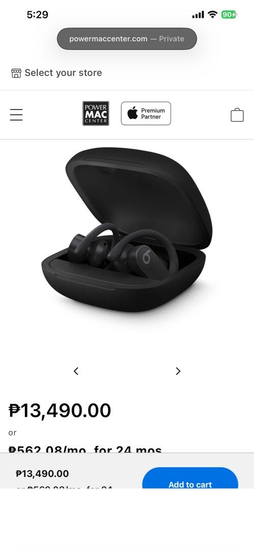 Beats Powerbeats Pro Wireless Earphones (Category: Earphones) located in Caloocan City. Submitted by epicogiftshop (Listing ID 1423429170, Image 2). Description: .