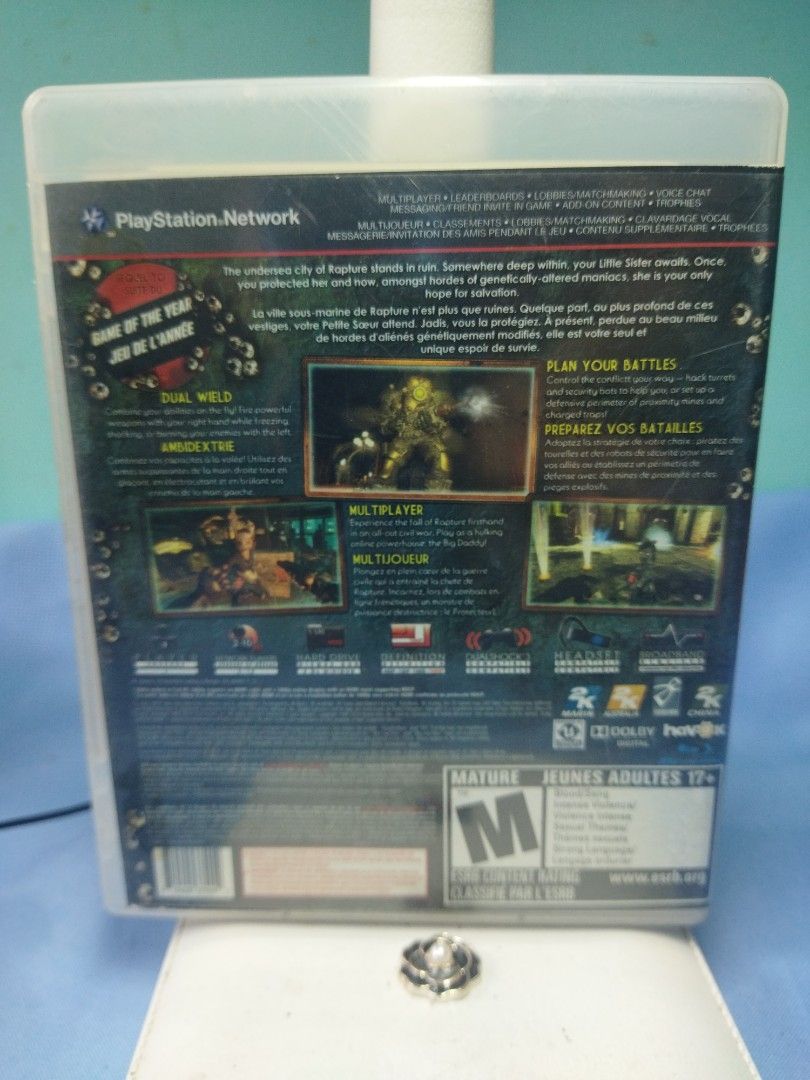 BioShock 2 - PS3 Game ( JPN ) (Category: PlayStation) located in Mandaluyong City. Submitted by sykarla1 (Listing ID 1423337128, Image 2). Description: PS3 game Pre owned R- ( JPN ) good working condition Cash on delivery available via lalamove meet up available mandaluyong near by please fallow in FB page; Gamers hub Note For customer trust & confidence we Send actual video/ picture before We ship. Thank you .
