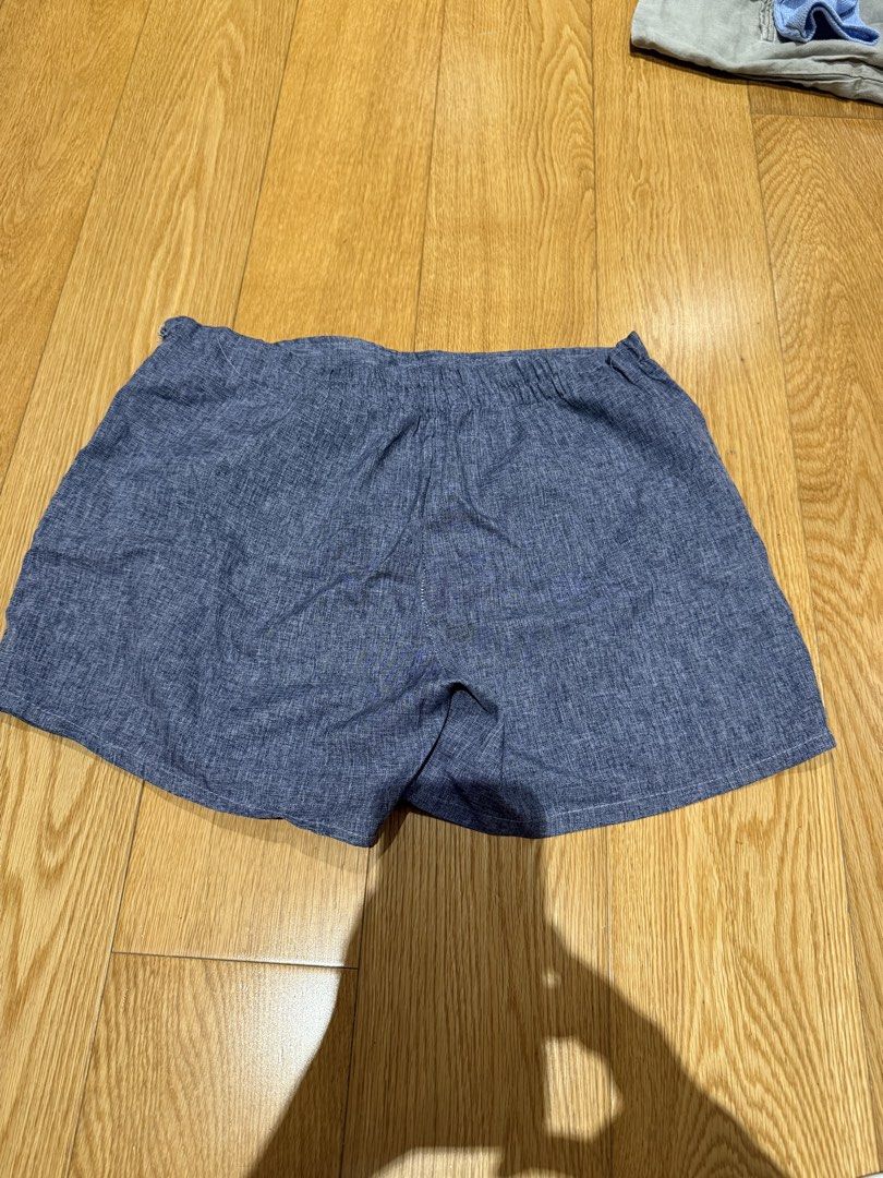 Blue Skort Shorts Made in Thailand (Category: Shorts) located in Paranaque City. Submitted by itstaehyungscart (Listing ID 1423404666, Image 2). Description: - Blue skort shorts - Wrap-style front - Elastic waistband - Lightweight fabric - Solid blue color - Made in Thailand - Ideal for warm weather.