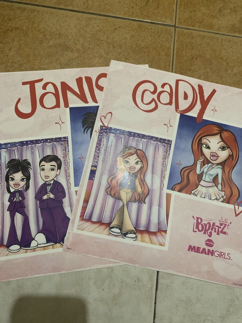 Bratz Mean Girls Posters (Category: Art & Prints) located in Quezon City. Submitted by elisabelle21 (Listing ID 1423346778, Image 1). Description: Bratz Mean Girlz Janis and Cady posters from Bratz.com! Selling both for 1200! WYSIWYG Please don’t hesitate to ask any questions..