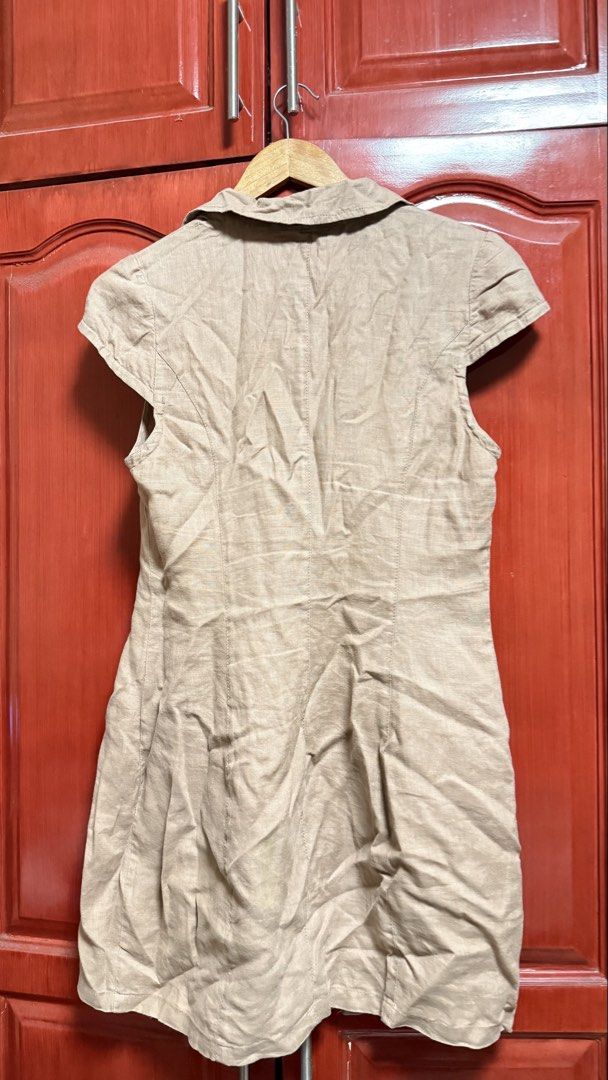 Casual Dress (Category: Dresses) located in Amadeo. Submitted by beaflr (Listing ID 1423406812, Image 2). Description: - Beige dress - All buttons working - With pockets.