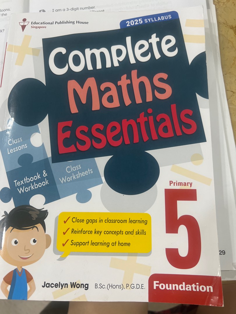 Complete Maths Essentials Primary 5 Textbook, Hobbies & Toys, Books ...