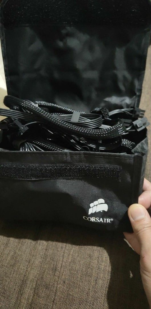 Corsair AX1200i Power Supply (Category: Computer Parts) located in Cebu City. Submitted by elen30abalo (Listing ID 1423298422, Image 1). Description: - Corsair AX1200i power supply - Includes modular cables - Comes with PSU and cable bag - Features multiple connectors - Integrated fan for cooling - Self-test button - Model number: 75-000784.
